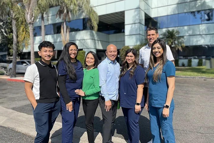The PT People team outside their South Street clinic